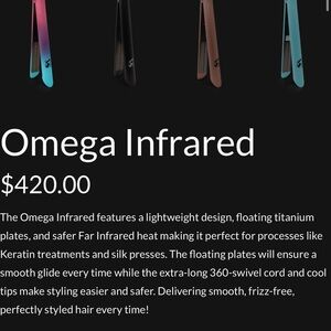 Straight Ahead Omega Infrared Hair Straightener